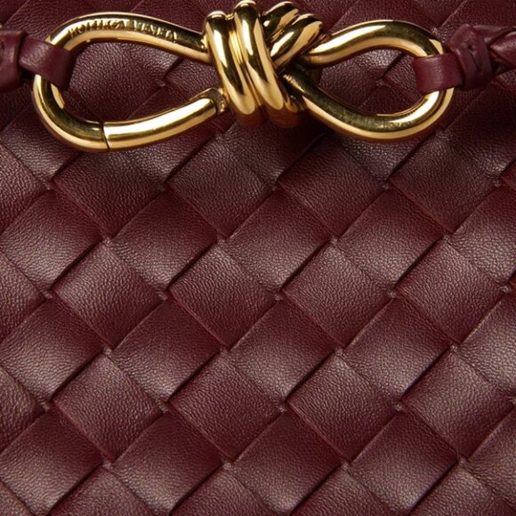 New Bottega Veneta Burgundy Small Andiamo Bag - Picture 5 of 11
